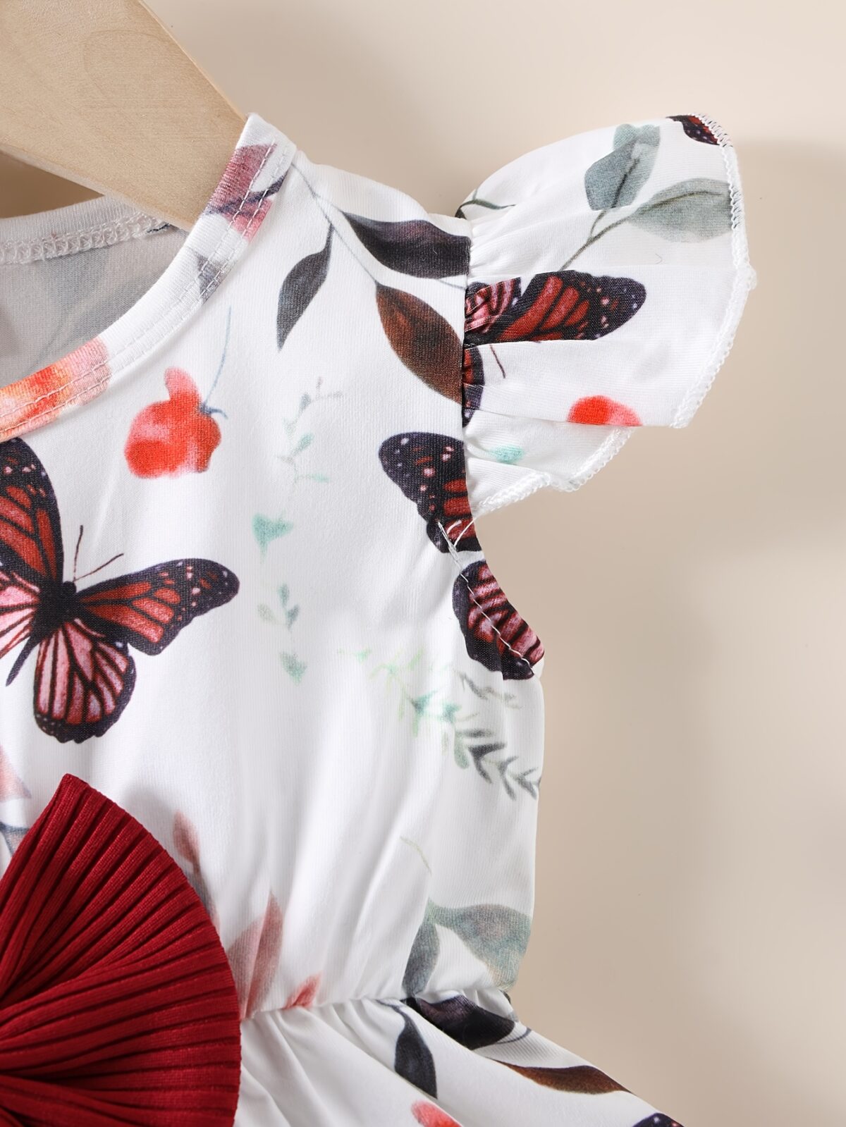 Adorable Flutterby Dreams Butterfly Dress for babies and toddlers showcasing its stylish and comfortable design The dress features a charming butterfly print