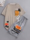 Newness Urban Edge Mens Graphic Tee Set Two stylish and comfortable graphic tees perfect for summer Casual and effortlessly cool