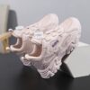 Adorable pink sneakers for kids designed by Newness Lightweight breathable and non slip for playful steps