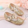 Enchanted Garden Girls Floral Shoes by Newness Delicate floral print shoes perfect for weddings parties or everyday wear