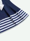 Adorable summer sailor stripe baby girl dress perfect for parties or everyday wear