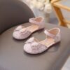 Newness Twinkle Toes Girls Princess Sandals in Pink perfect for parties and playtime These adorable sandals feature sparkly accents and comfortable straps