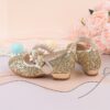 Enchanted Garden Girls Floral Shoes by Newness Delicate floral print shoes perfect for weddings parties or everyday wear