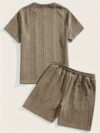 Womens Cable Knit Shorts Set in Cream stylish and comfortable summer outfit