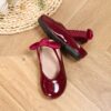 Adorable girls Mary Jane shoes in pink with a darling bow detail perfect for everyday wear