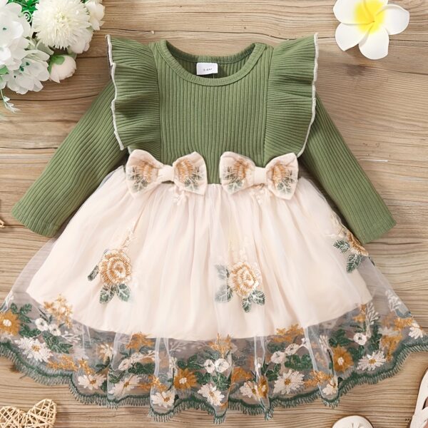 Enchanted Garden Floral Print Dress from Newness A charming adorable dress perfect for spring and fall