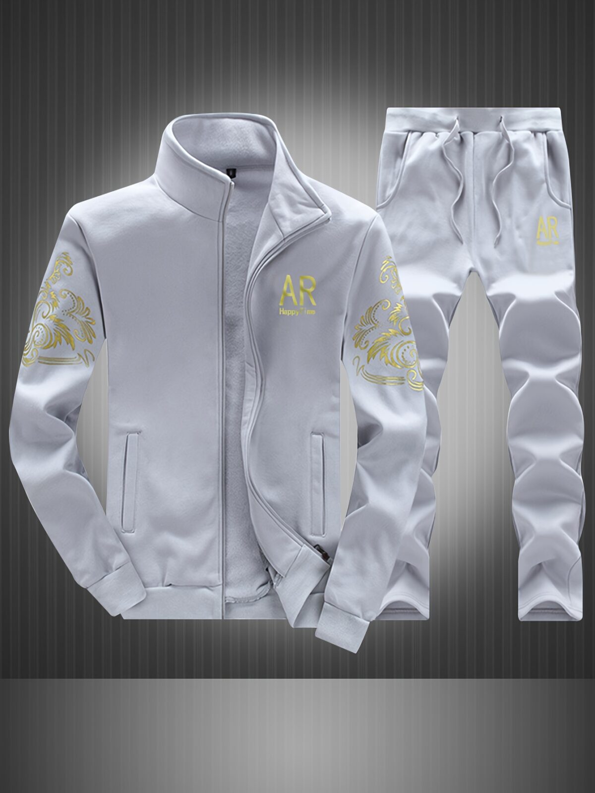 The Cairo Embroidered Sports Suit by Newness A stylish and comfortable embroidered sports suit in a flattering silhouette