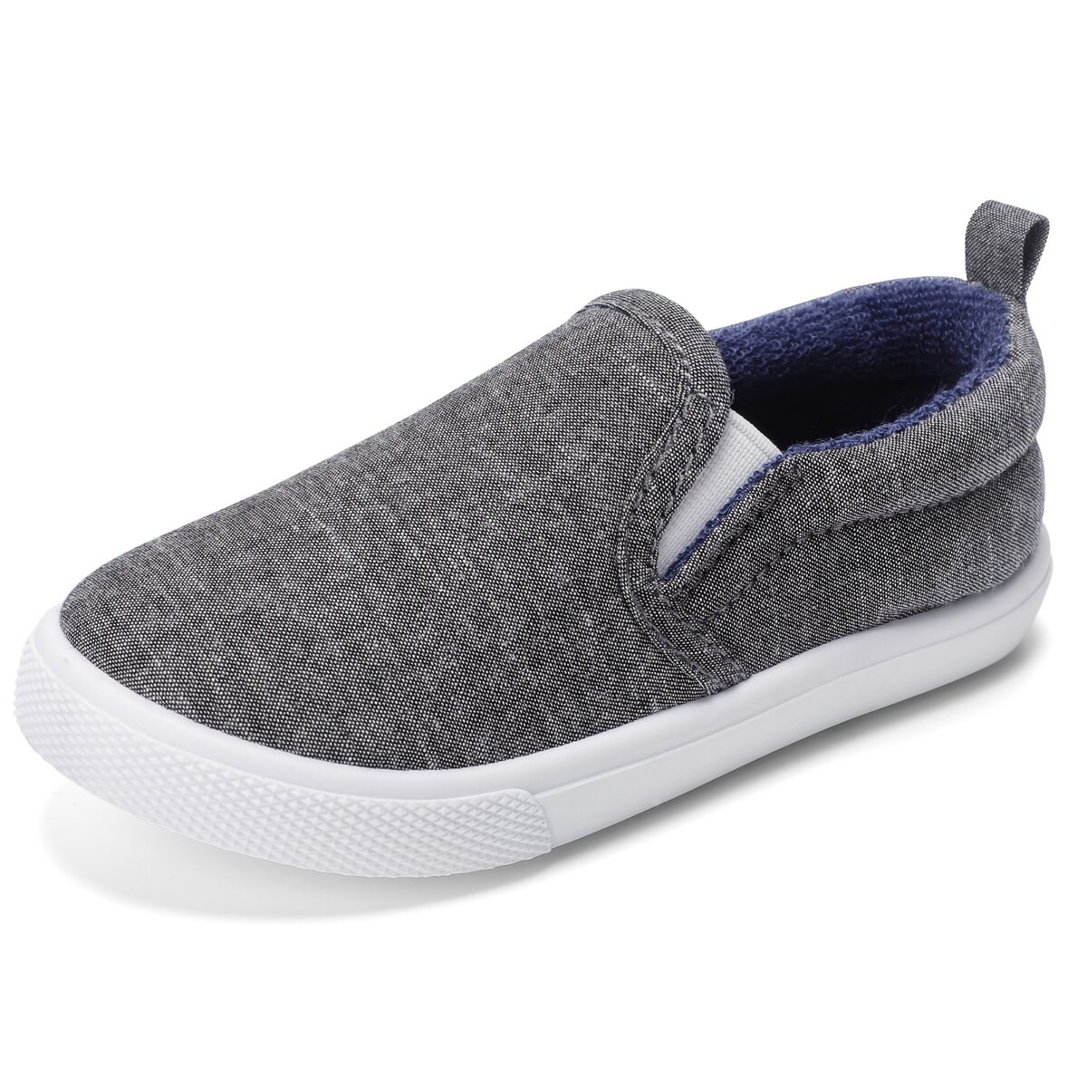 Stylish and comfortable preppy plaid canvas slip on shoes for boys perfect for casual wear
