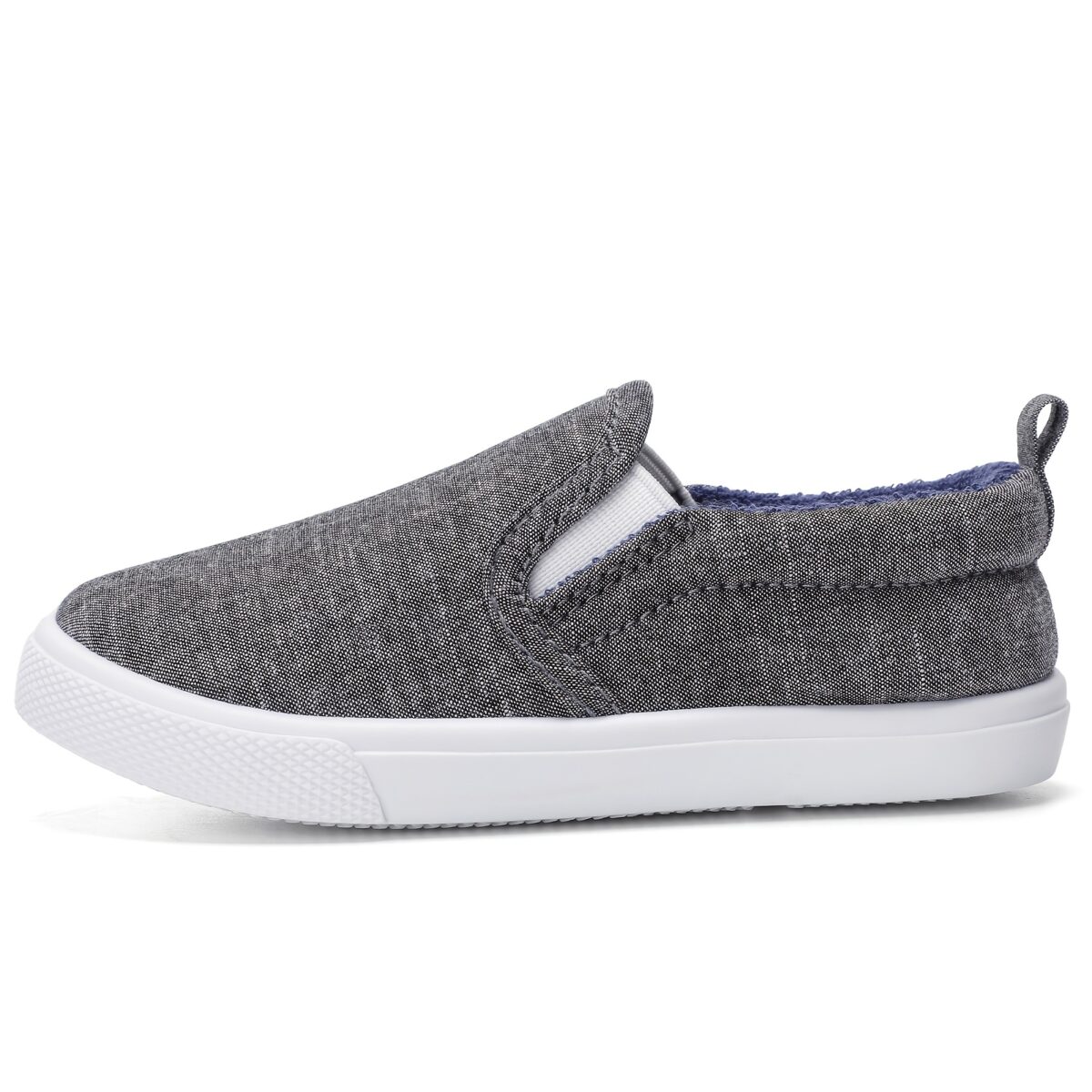 Stylish and comfortable preppy plaid canvas slip on shoes for boys perfect for casual wear