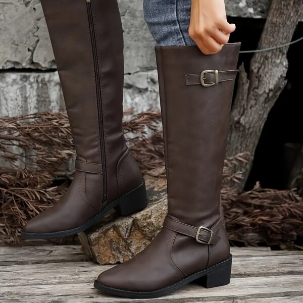 Stylish Newness Seraphina knee high boots perfect for winter Elevate your look with these elegant boots