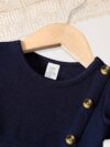 Adorable Newness Little Sailor Navy Blue Dress perfect for any occasion A charming navy blue dress with sailor inspired details