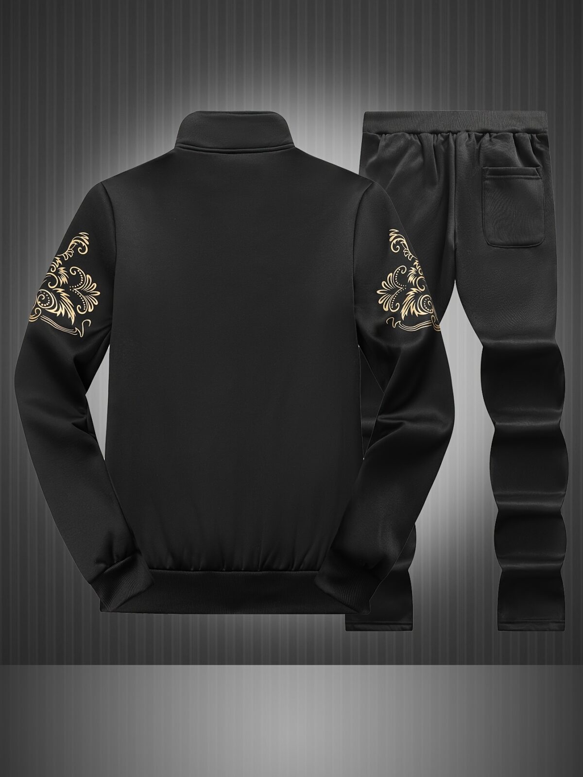 The Cairo Embroidered Sports Suit by Newness A stylish and comfortable embroidered sports suit in a flattering silhouette