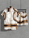 Stylish and breathable Dubai Nights Printed Summer Set by Newness perfect for any summer occasion