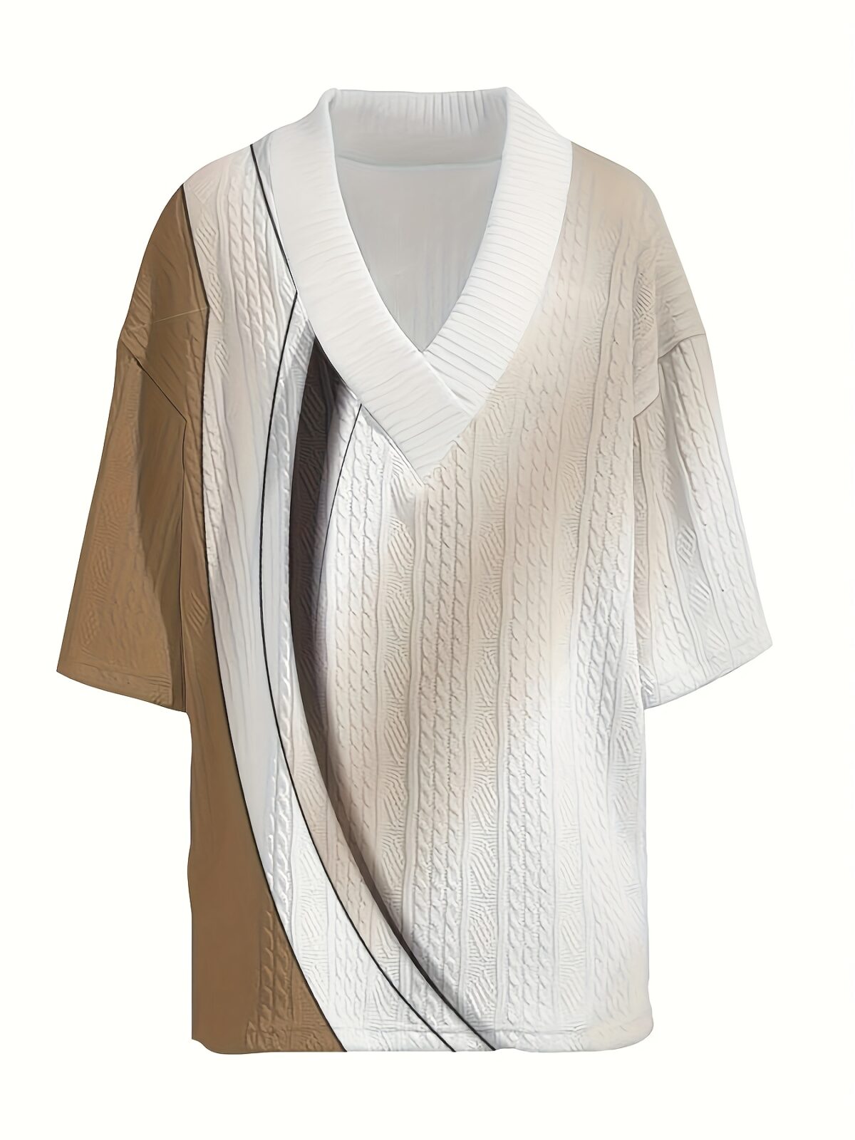 Newness Effortless Knit Summer Set A luxurious knit two piece set perfect for summer Model wears a relaxed fit knit top and matching skirt in a soft summery color