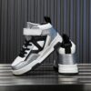 Stylish Retro Pixel Geometric Sneakers for kids by Newness These sneakers feature a vibrant geometric pixel design