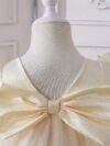 Adorable baby girl wearing a celestial themed tulle dress perfect for parties and special occasions
