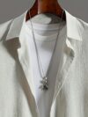 Newness Mens Effortless Style Casual Two Piece Set in premium polyester Model showcases the comfortable and stylish two piece outfit