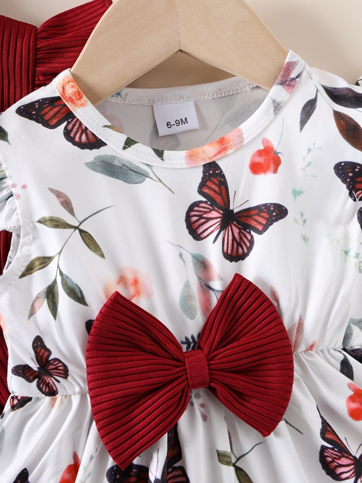 Adorable Flutterby Dreams Butterfly Dress for babies and toddlers showcasing its stylish and comfortable design The dress features a charming butterfly print