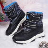 Stylish and durable Newness Explorer Kids Winter Boots perfect for snowy adventures Image shows children wearing the boots playing in the snow