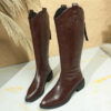 Newness Conqueror Western Boots Elevate your style with these comfortable and chic western boots perfect for any occasion