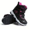 Stylish and warm girls winter boots with a cute bow detail perfect for keeping little feet cozy and fashionable during the cold season