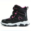Stylish and warm girls winter boots with a cute bow detail perfect for keeping little feet cozy and fashionable during the cold season