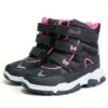 Stylish and warm girls winter boots with a cute bow detail perfect for keeping little feet cozy and fashionable during the cold season
