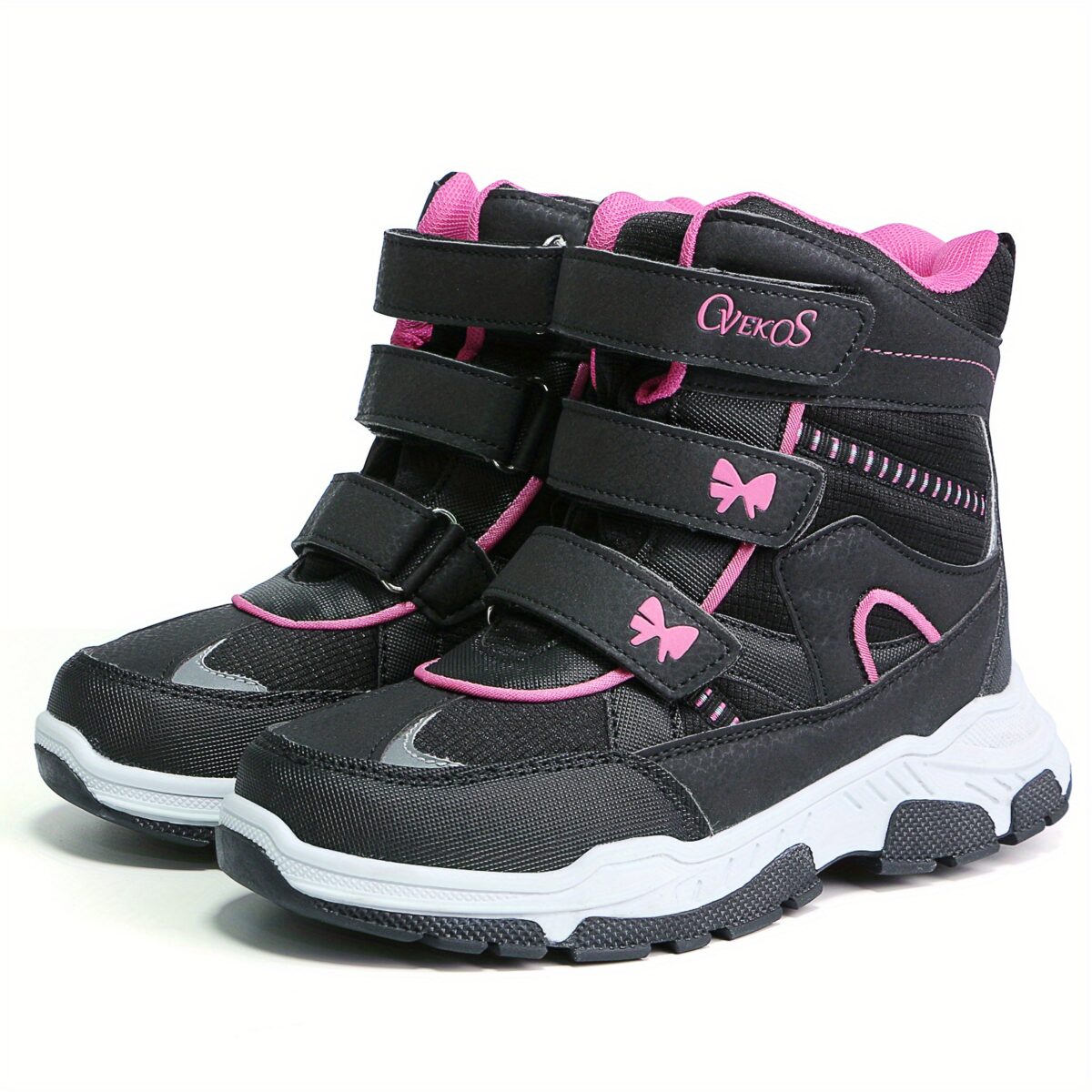 Stylish and warm girls winter boots with a cute bow detail perfect for keeping little feet cozy and fashionable during the cold season