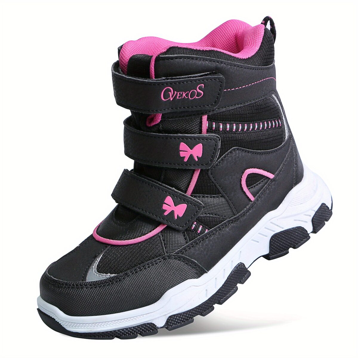 Stylish and warm girls winter boots with a cute bow detail perfect for keeping little feet cozy and fashionable during the cold season