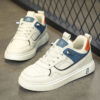 Stylish boys platform shoes in white perfect for spring These Newness Spring Step Boys Platform Shoes feature a chunky sole and modern design