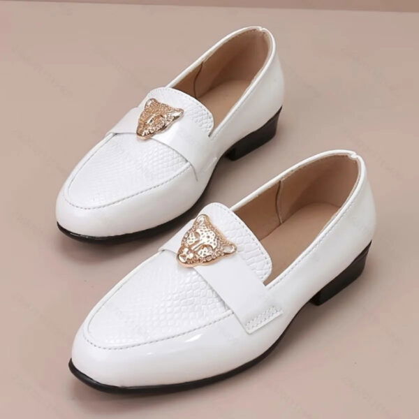 Royal Step Boys Loafers Stylish black loafers perfect for parties and special occasions Newness boys elegant shoe collection