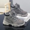 Stylish boys high top sneakers from Newness perfect for winter adventures Durable and fashionable design in a range of colors