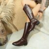 Newness Conqueror Western Boots Elevate your style with these comfortable and chic western boots perfect for any occasion