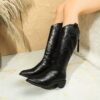 Newness Conqueror Western Boots Elevate your style with these comfortable and chic western boots perfect for any occasion