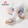 Stylish Mutoon Coastal Breeze Toddler Sneakers in white providing lightweight comfort for little feet