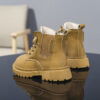 Newness Urban Explorer Boys High Top Boots in brown leather showcasing durability and style
