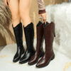 Newness Conqueror Western Boots Elevate your style with these comfortable and chic western boots perfect for any occasion