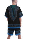 Coastal Escape Mens Summer Set Premium polyester two piece outfit in a stylish modern design perfect for summer Model showcases the sets comfort and fit