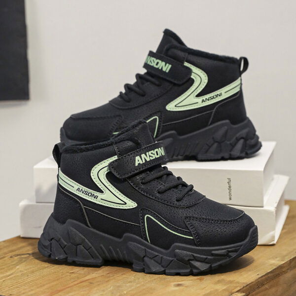 Stylish boys mid top sneakers in multiple colors perfect for all seasons Showcasing the Retro Cool design from Newness