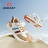 Stylish Mutoon Coastal Breeze Toddler Sneakers in white providing lightweight comfort for little feet
