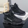 Stylish boys high top sneakers from Newness perfect for winter adventures Durable and fashionable design in a range of colors