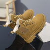 Newness Urban Explorer Boys High Top Boots in brown leather showcasing durability and style