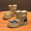 Stylish and warm quilted urban boys winter sneakers from Newnesss trendy collection Perfect for keeping little feet warm and fashionable during the cold winter months