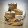 Stylish and warm quilted urban boys winter sneakers from Newnesss trendy collection Perfect for keeping little feet warm and fashionable during the cold winter months