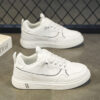 Stylish boys platform shoes in white perfect for spring These Newness Spring Step Boys Platform Shoes feature a chunky sole and modern design