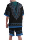 Coastal Escape Mens Summer Set Premium polyester two piece outfit in a stylish modern design perfect for summer Model showcases the sets comfort and fit