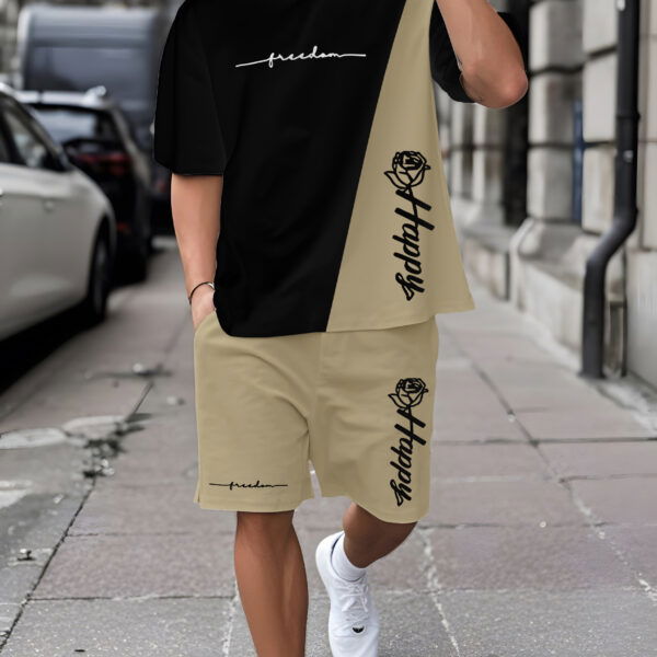 Stylish Mens Urban Explorer Printed Set by Newness Breathable and perfect for summer