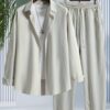 Newness Mens Effortless Style Casual Two Piece Set in premium polyester Model showcases the comfortable and stylish two piece outfit