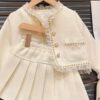 Adorable girls skirt set in a chic high end design perfect for any occasion