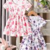 Adorable floral print dress and bloomer set perfect for summer Newness kids fashion